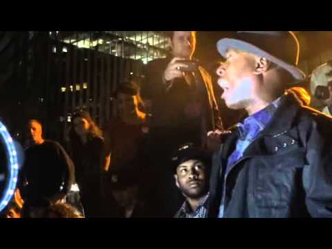 Talib Kweli Gives Impromptu Performance @ Occupy Wall Street