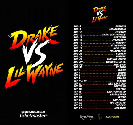 Capcom Sponsoring Drake Vs. Lil Wayne Tour