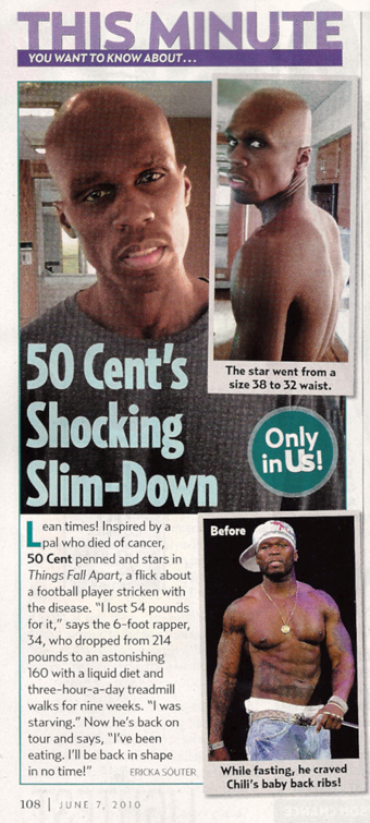 Here's What 50 Cent Looks Like After Dropping 54 Pounds.