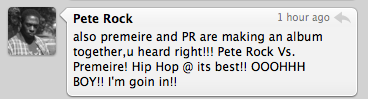 DJ Premier & Pete Rock Are Making An Album Together.